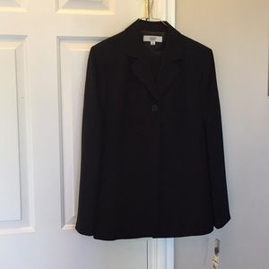 2-piece thin pin-stripe business suit